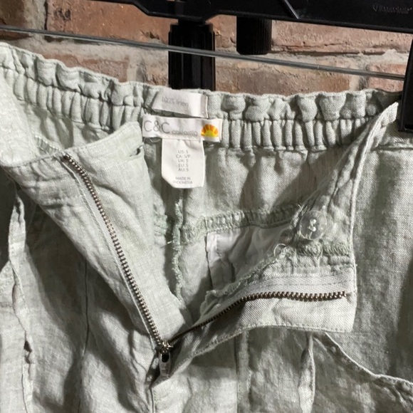 C&C California 100% linen shorts - Picture 3 of 6